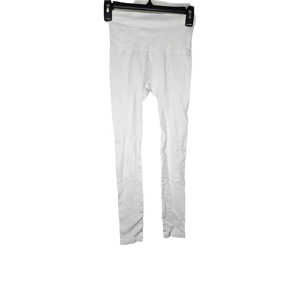 Warners Blissful Benefits White Leggings XS High Rise Stretch Athleisure - Picture 2 of 7